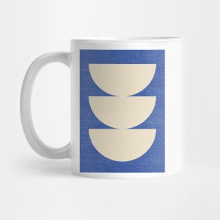 Half Circle 3 - Blue 2 Mug